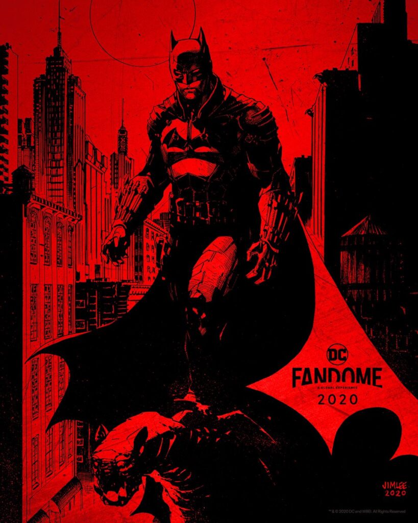 Um dos pôsteres para divulgar 'The Batman'.