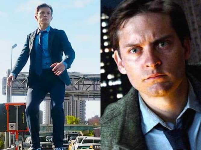 Terno usado por Holland em 'Homem-Aranha 3' é o mesmo que Maguire usou.