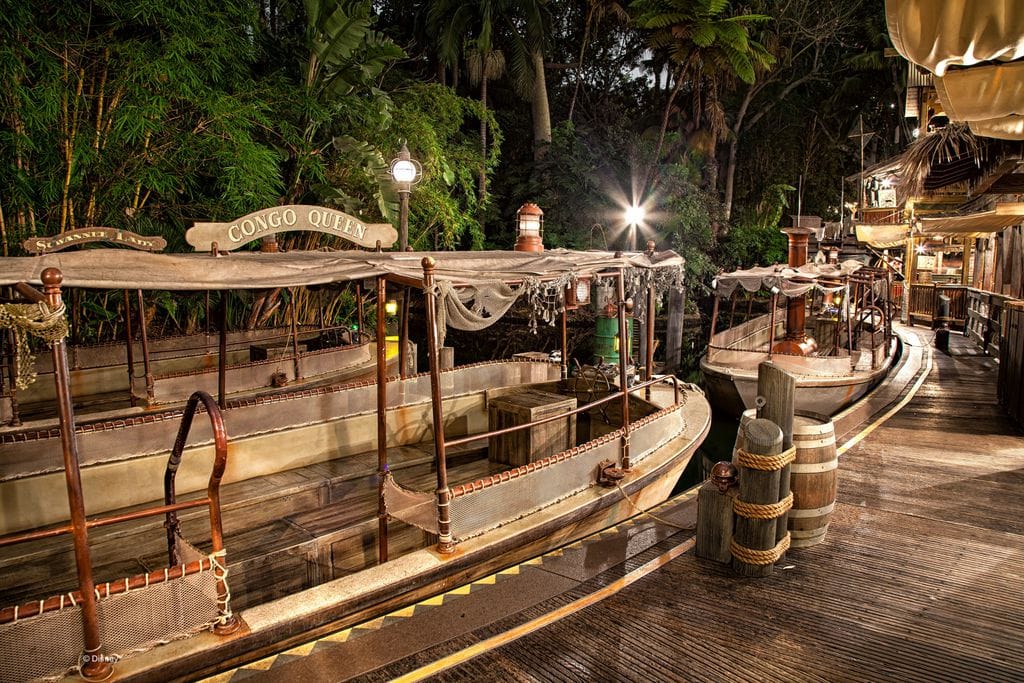 'Jungle Cruise' é uma atração da Disney.
