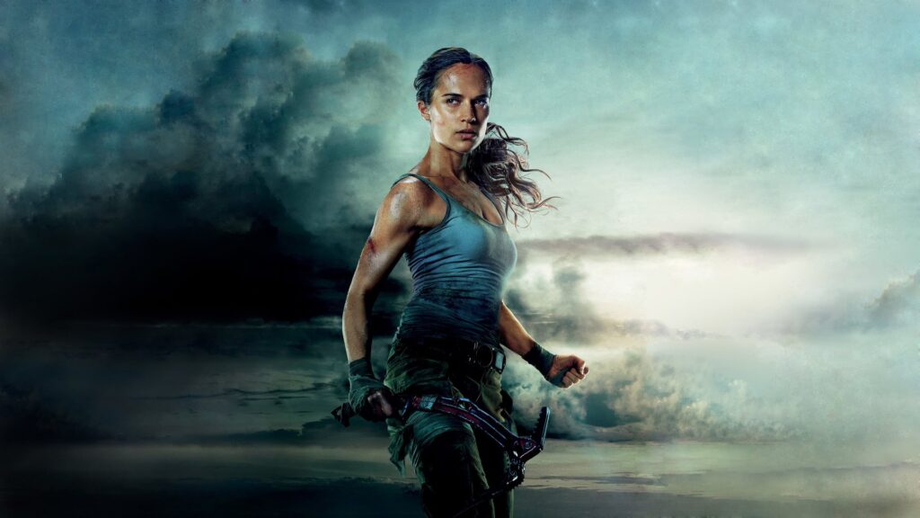 Lara Croft em 'Tomb Raider: A Origem'