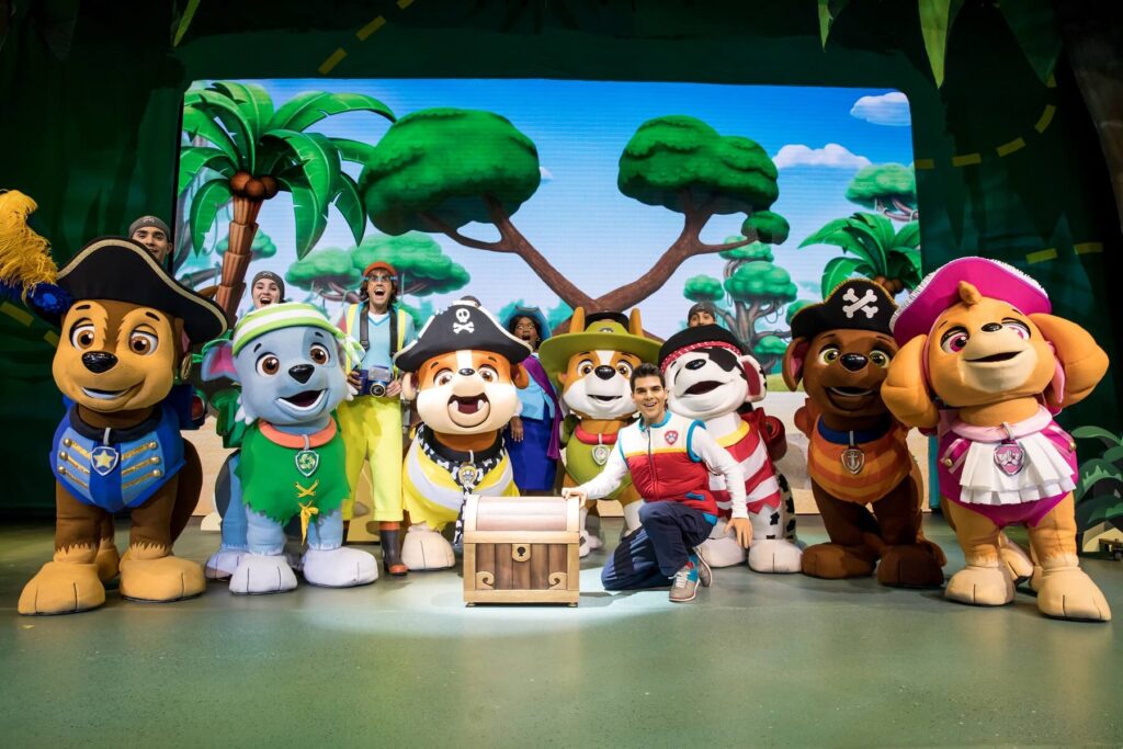 Foto da peça 'PAW Patrol Live! The Great Pirate Adventure'.