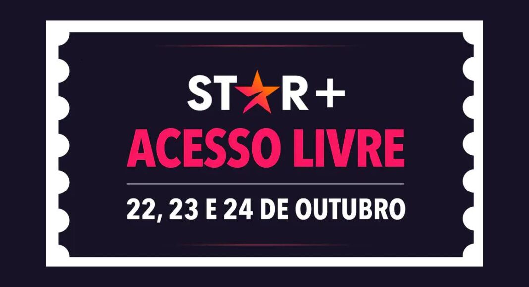 Star+ com acesso livre.