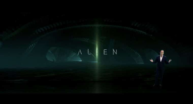 O anúncio de 'Alien'.