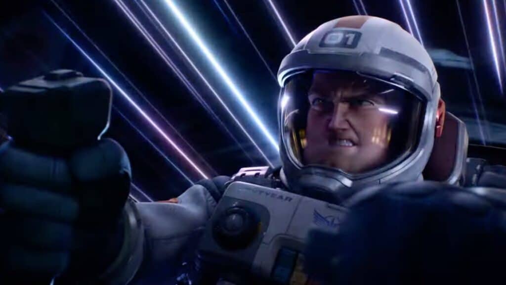 Imagem do trailer de 'Lightyear'.