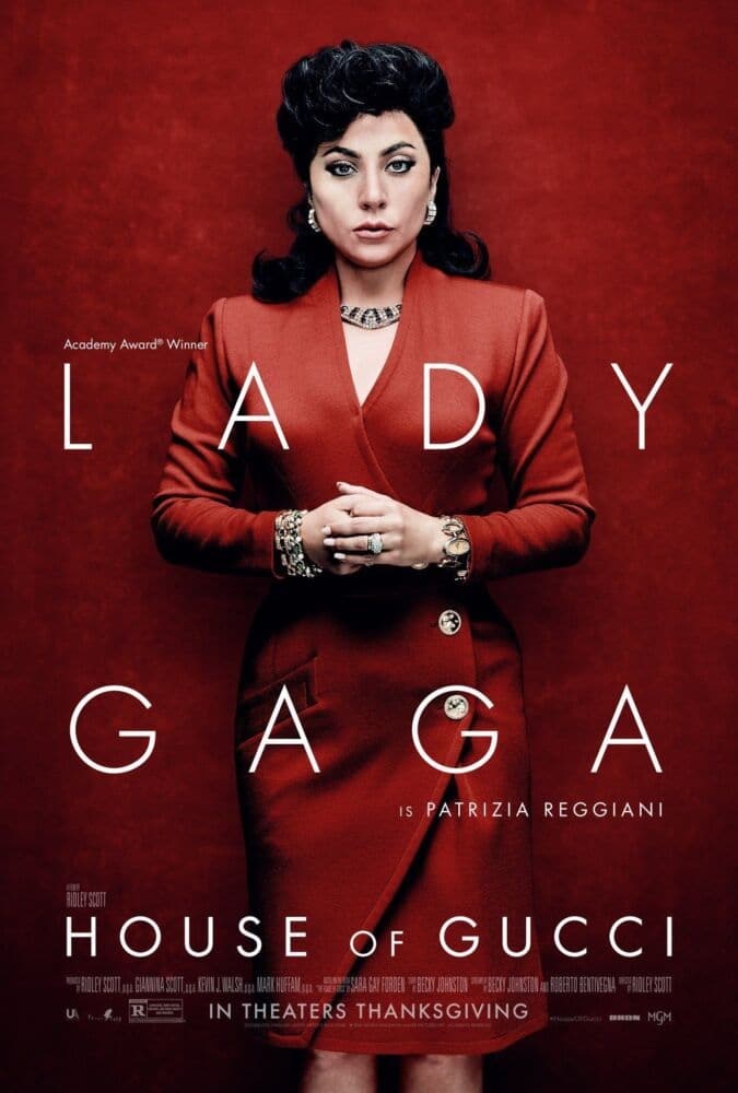 Lady Gaga como Patrizia, no filme Casa Gucci.