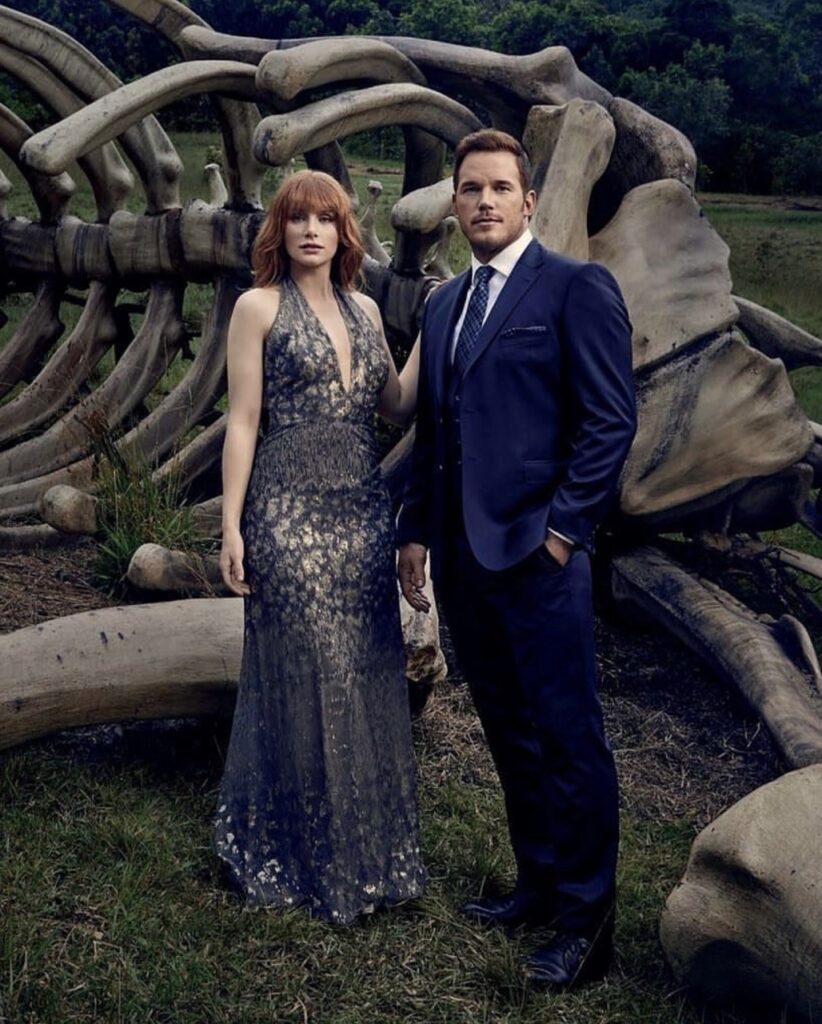 Bryce Dallas Howard e Chris Pratt.