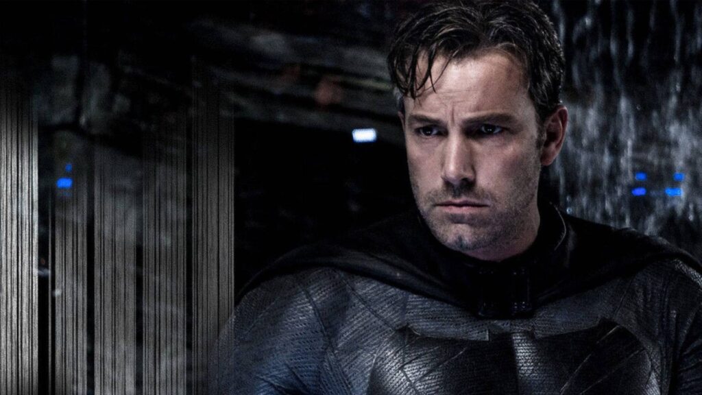 Ben Affleck dando vida ao Batman.